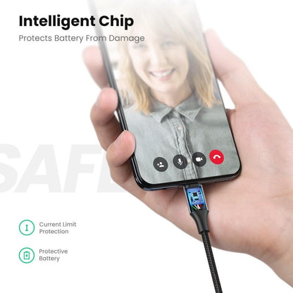 UGREEN US290 USB-A to Micro USB braided fast charging cable - view 2