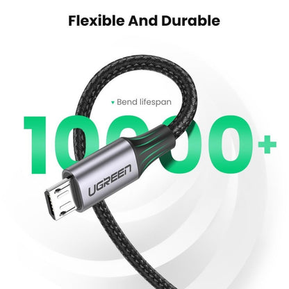 UGREEN US290 USB-A to Micro USB braided fast charging cable - view 10