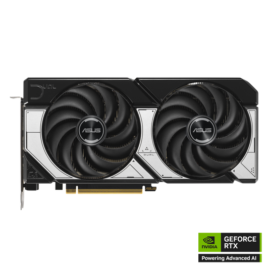ASUS Dual GeForce RTX 5070 12GB GDDR7 OC Edition DUAL-RTX5070-O12G — front view