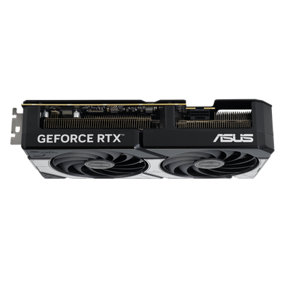 ASUS Dual GeForce RTX 5070 12GB GDDR7 OC Edition DUAL-RTX5070-O12G — upper and side profile