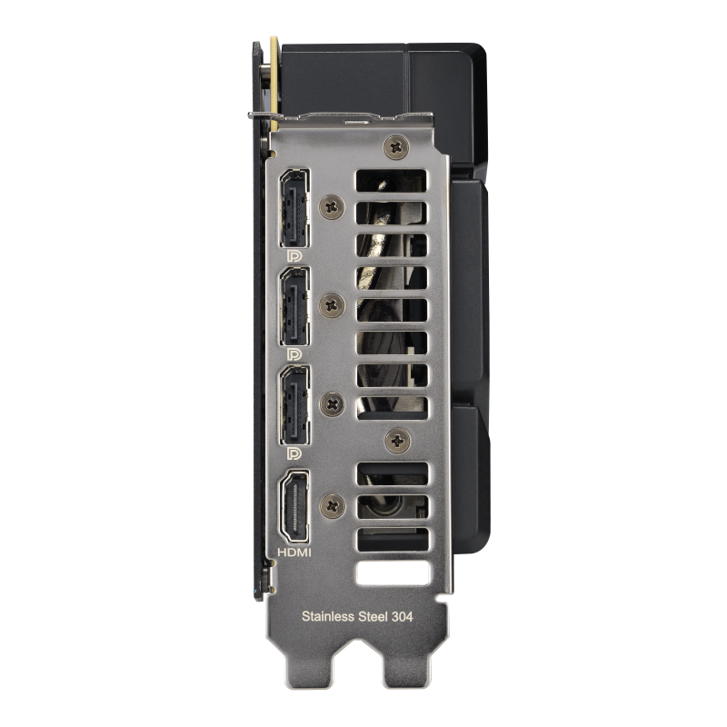 ASUS Dual GeForce RTX 5070 12GB GDDR7 OC Edition DUAL-RTX5070-O12G — ports output bracket