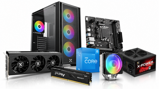 Used Gaming PC Intel Core i5-12400F with XFX Radeon RX 6600 XT 8GB