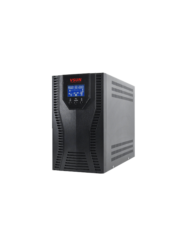 VSUN 2KVA Online UPS 1600W front right angle view