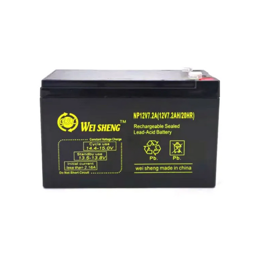 Wei Sheng 12V 7.2Ah sealed lead-acid UPS battery