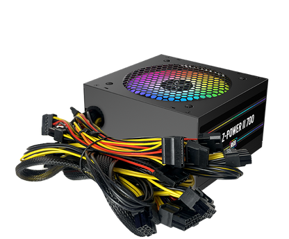 XIGMATEK Z-Power II 700 RGB 500W PSU official view 2