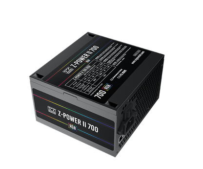 XIGMATEK Z-Power II 700 RGB 500W PSU official view 3