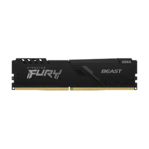 Kingston Fury 8GB 3200MHz DDR4 RAM with black heat spreader for gaming and high-performance computing.