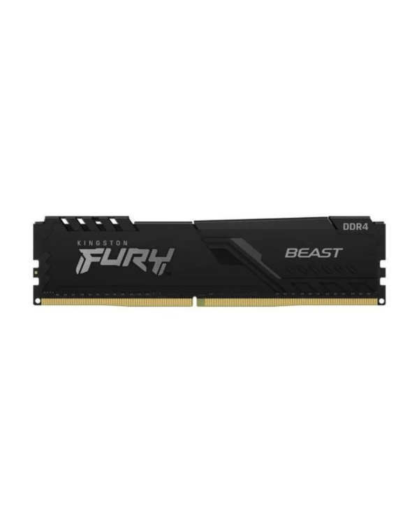 Kingston Fury 8GB 3200MHz DDR4 RAM with black heat spreader for gaming and high-performance computing.
