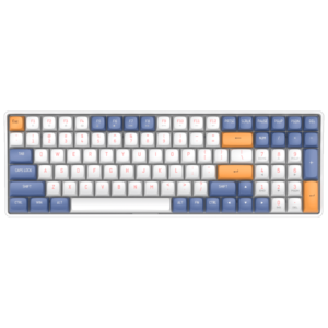 DarkFlash GD100 Mechanical Keyboard - Starry Blue, with RGB lighting, high-performance mechanical switches, and an ergonomic design.