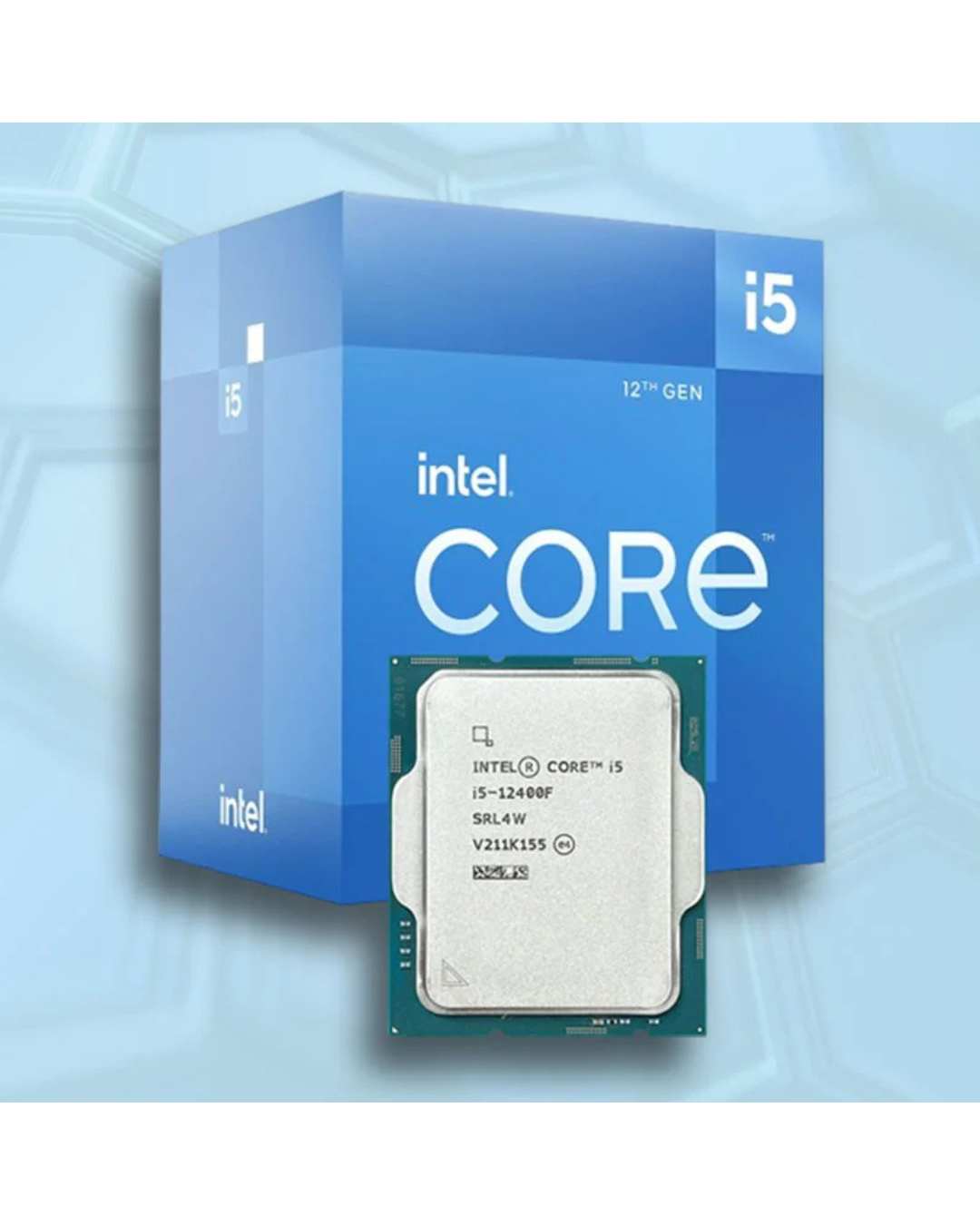Intel Core i5-12400F – A powerful 6-core, 12-thread processor for gaming and productivity.