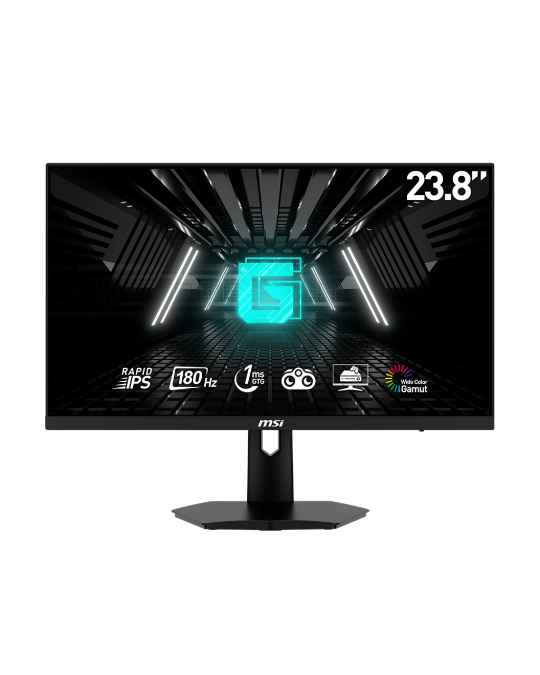 Get ready for an immersive gaming experience with the MSI G244PF-E2 24 Inch 180Hz FHD Rapid IPS Gaming Monitor, delivering vibrant visuals and ultra-fast response times for competitive play.