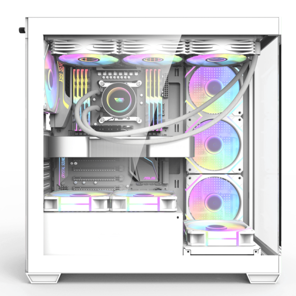 DarkFlash DS900 ATX PC Case White - Image 4