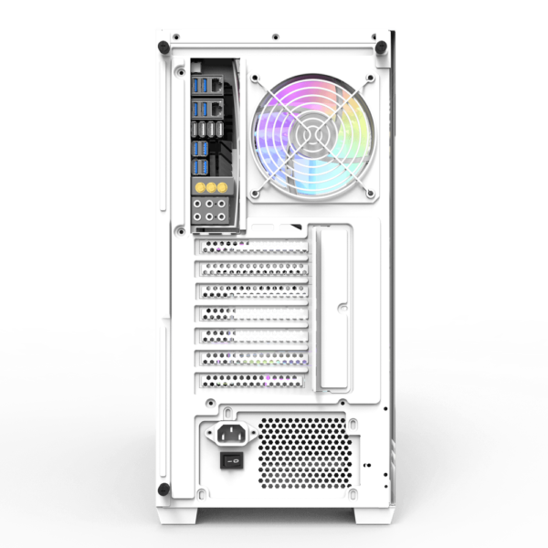 DarkFlash DS900 ATX PC Case White - Image 7