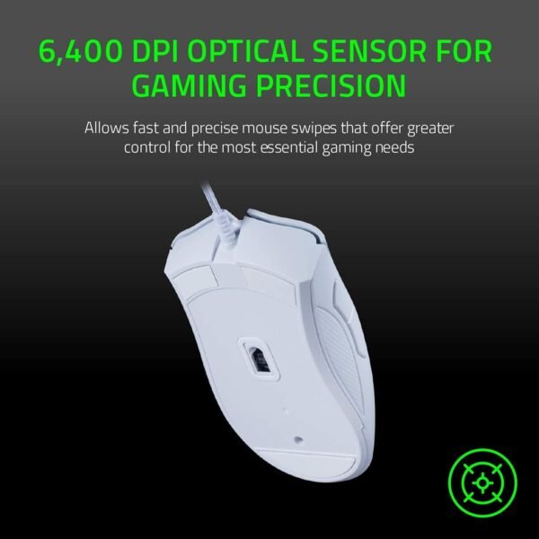 Razer DeathAdder Essential White Gaming Mouse - Image 5