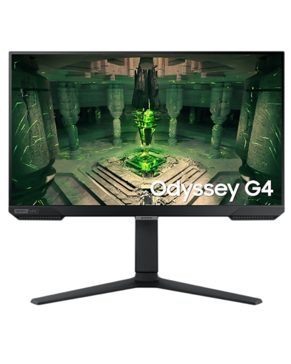 SAMSUNG ODYSSEY G4 27-inch gaming monitor with IPS technology and 240Hz refresh rate for smooth, responsive gameplay.