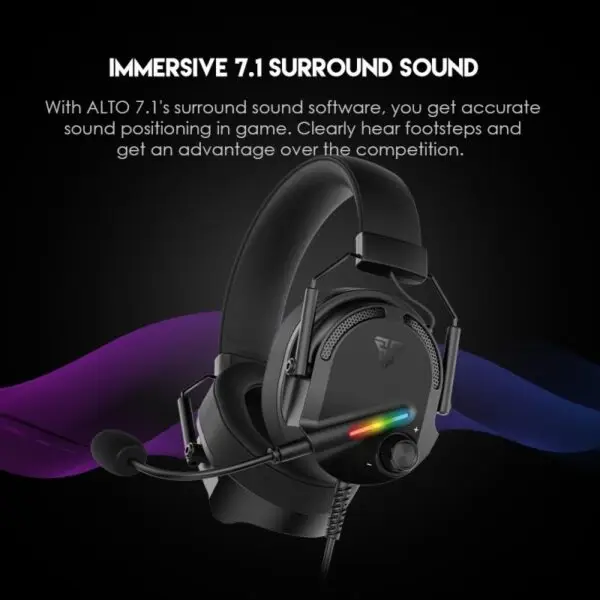 Fantech HG26 ALTO 7.1 Gaming Headset - Black - Image 5