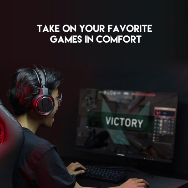 Fantech HQ53 FLASH Gaming Headset – Black - Image 8