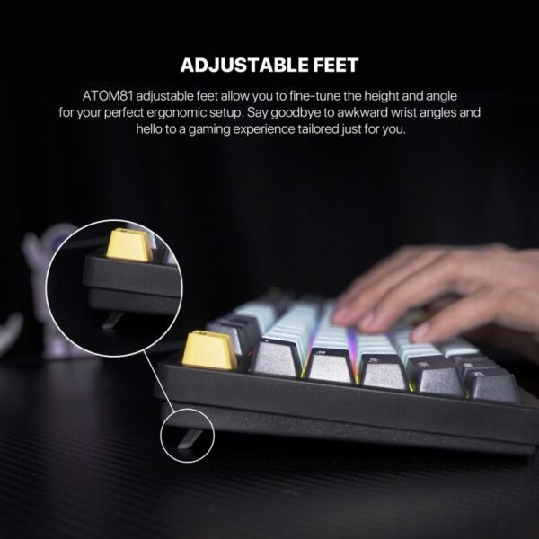 Fantech MK875V2 Mechanical Gaming Keyboard – Navy Blue - Image 10