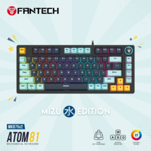Fantech MIZU Edition MK875V2 – ATOM81 Pro Wired Mechanical Keyboard in Navy Blue