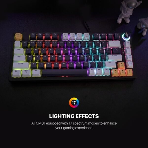 Fantech MK875V2 Mechanical Gaming Keyboard – Navy Blue - Image 4