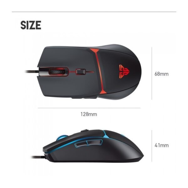 Fantech VX7 CRYPTO Gaming Mouse – Black RGB 8000 DPI - Image 5