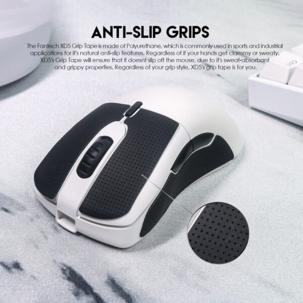 Fantech XD5 HELIOS GO Wireless Gaming Mouse – White - Image 4