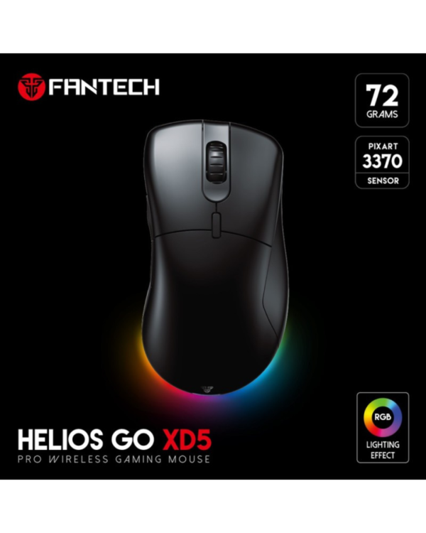 Fantech XD5 HELIOS GO Wireless Gaming Mouse Black