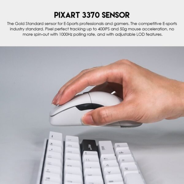 Fantech XD5 HELIOS GO Wireless Gaming Mouse – White - Image 5