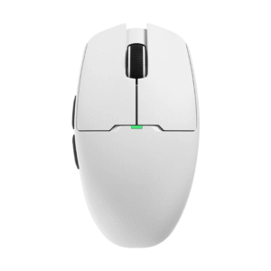 Darkflash DFM80 Plus white gaming mouse with 12,000 DPI sensor and tri-mode connectivity